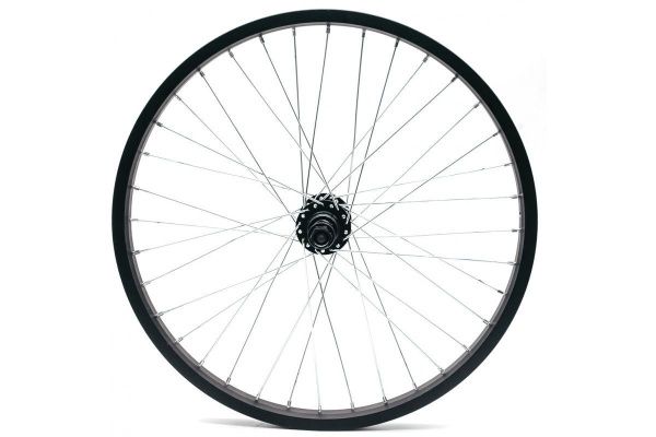 Колесо 20" БМХ, заднее, обод МХ-25, алюминиевый сплав, цвет черный, втулка JY-S01F 36H M14*175, под трещотку, крепление на гайках Колесо 20" БМХ, заднее, обод МХ-25, алюминиевый сплав, цвет черный, втулка JY-S01F 36H M14*175, под трещотку, крепление на гайках