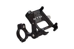 Держатель телефона STG B-731, алюминий, черный Держатель телефона STG B-731, алюминий, черный