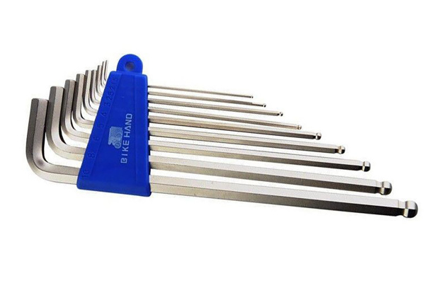 Набор шестигранников с длинной ручкой BikeHand YC-623 Набор шестигранников с длинной ручкой BikeHand YC-623